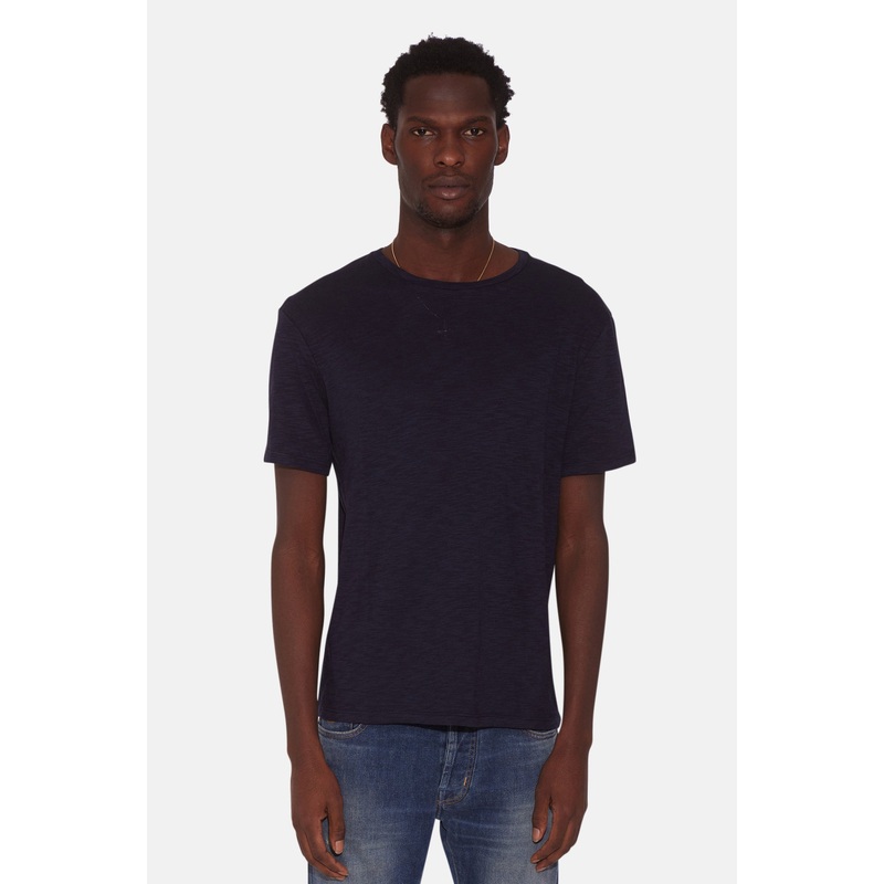 Short Sleeve Slub Tee Navy|XS|S|M|L|XL|XXL