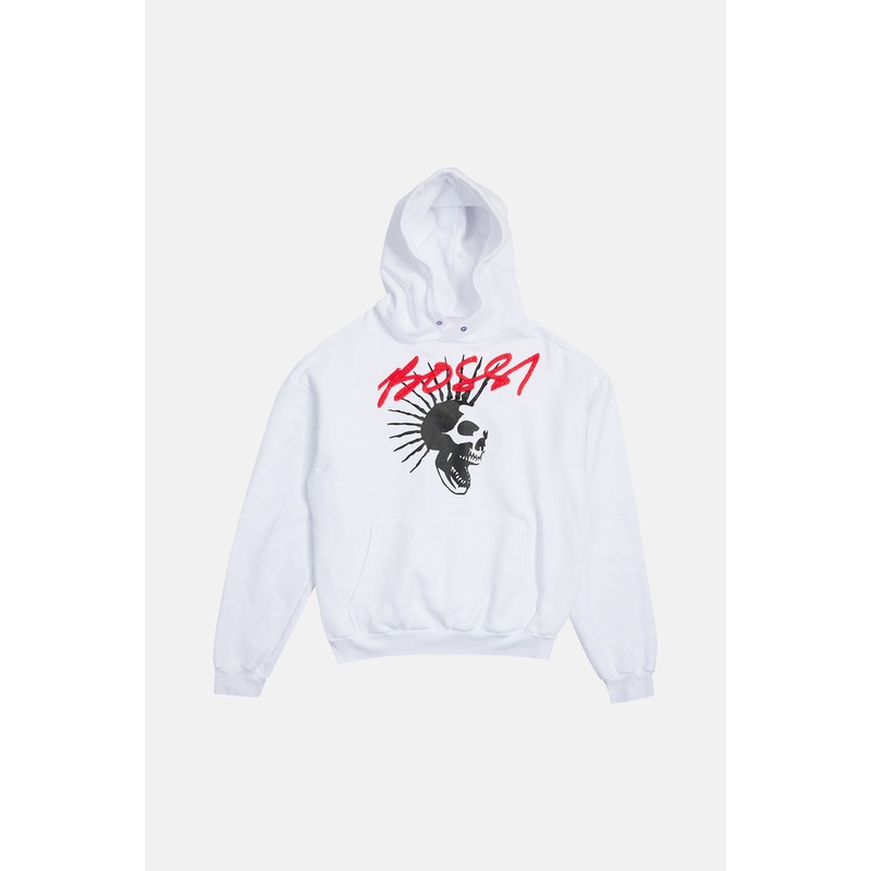 Skull Hoodie White|S|M|L|XL