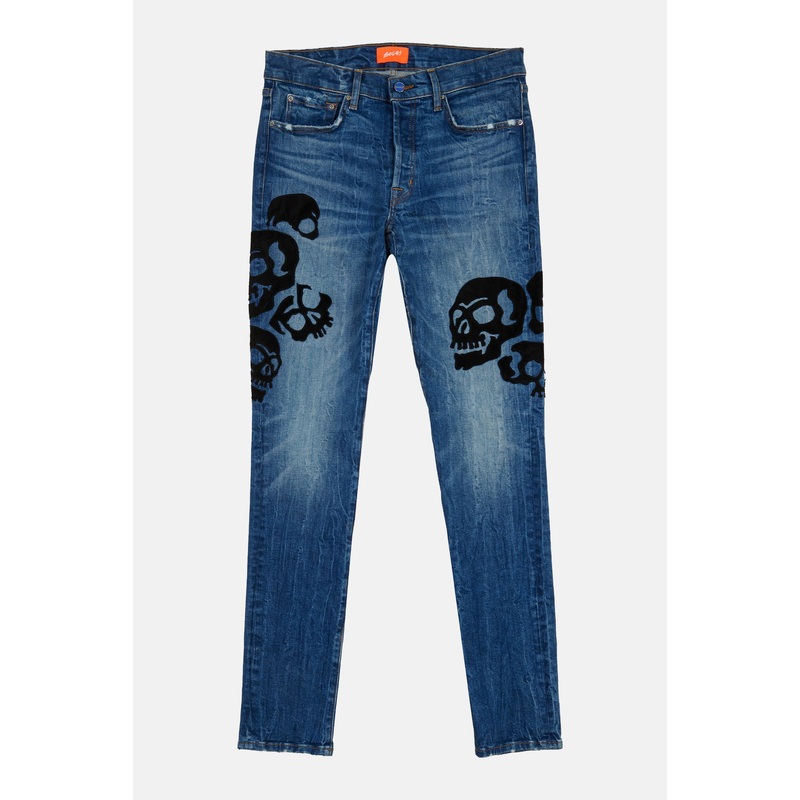 Skull Jean Dark Indigo|30|31|32|33|34|36