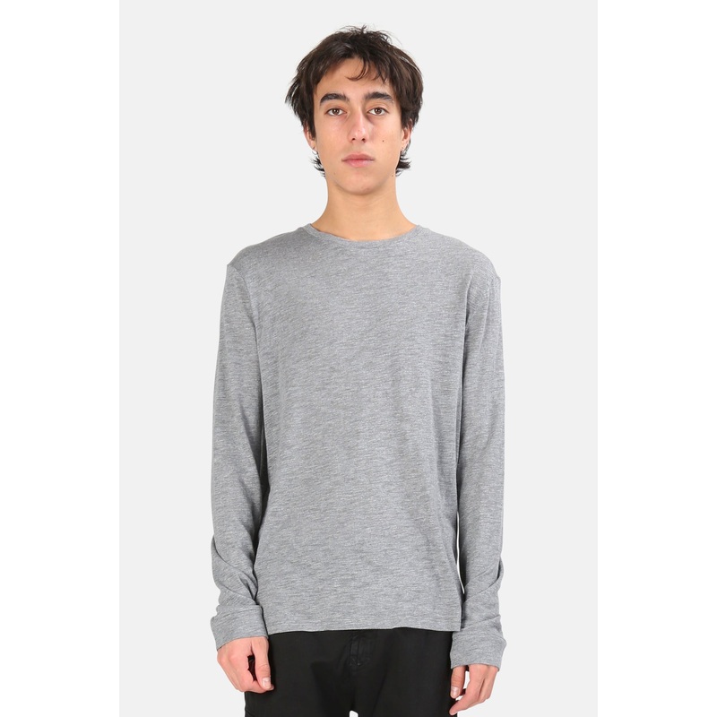 Slub Long Sleeve Tee Medium Grey Heather