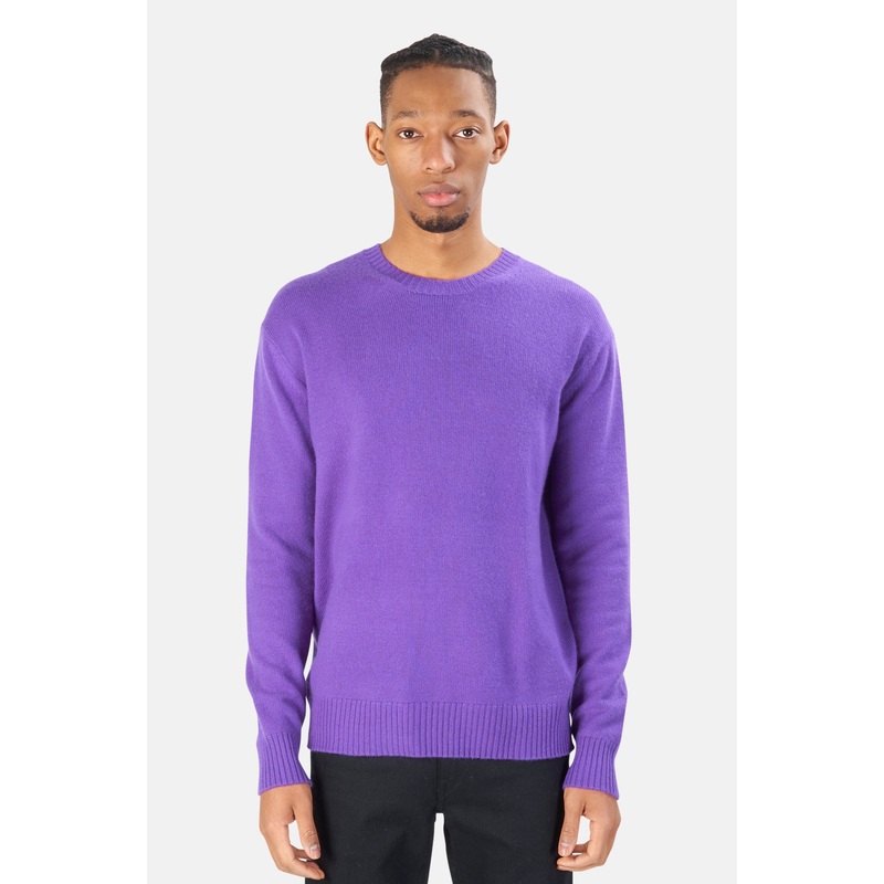 Winslow Oversized Luxe Cashmere Crew Purple