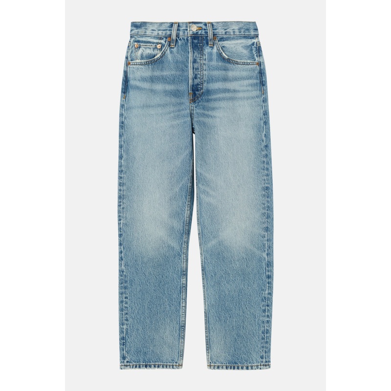 70s Stove Pipe Jean Favorite Bleu