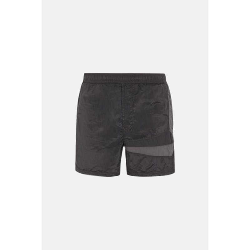ECONYL Nylon Metal Star Inlay Shorts Steel Grey