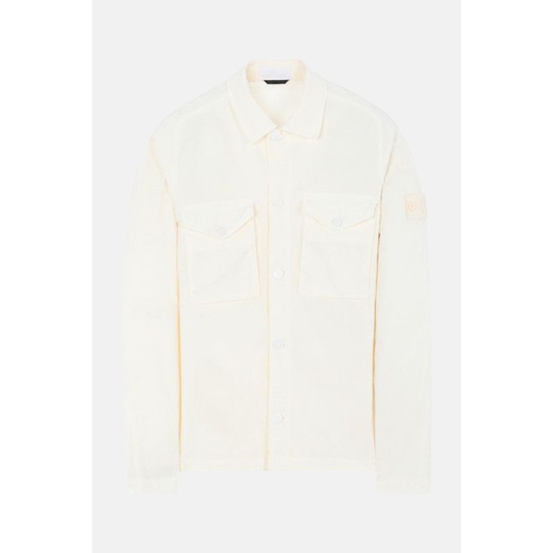 Ghost Piece Overshirt Natural White