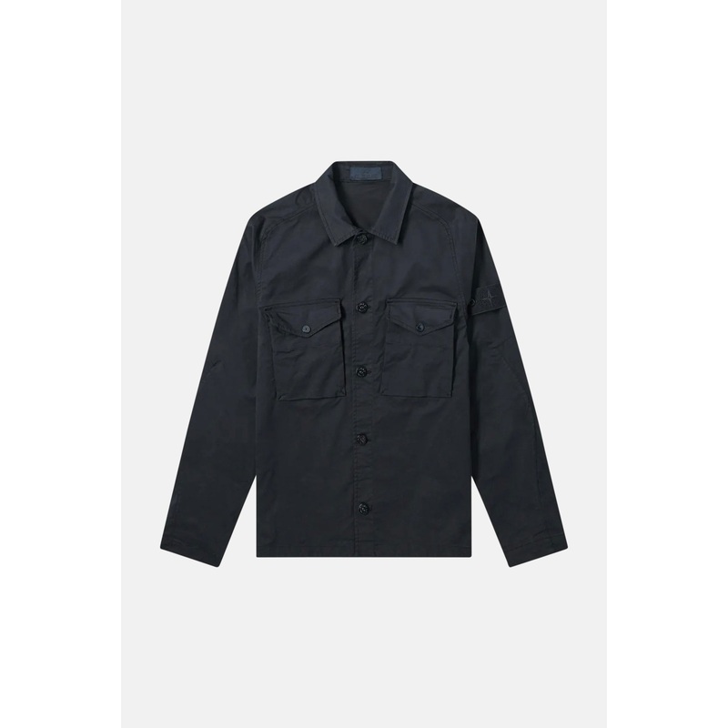 Ghost Piece Overshirt Navy Blue