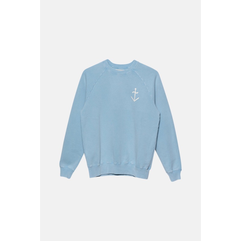 La Paz Cunha The Sun Print Sweatshirt Sky Blue