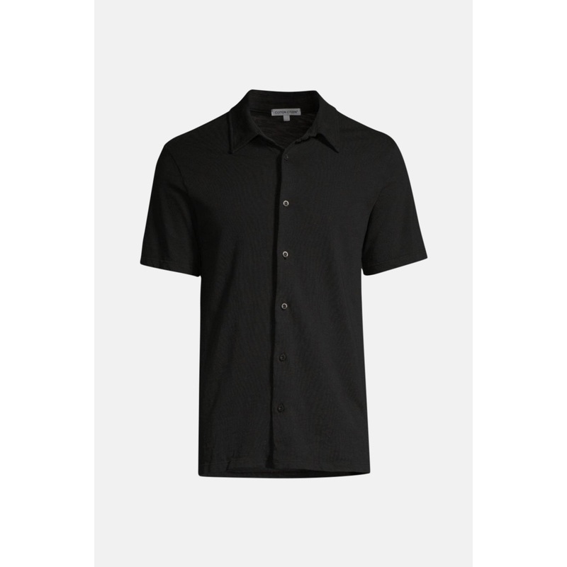 Presley Short Sleeve Buttondown Jet Black