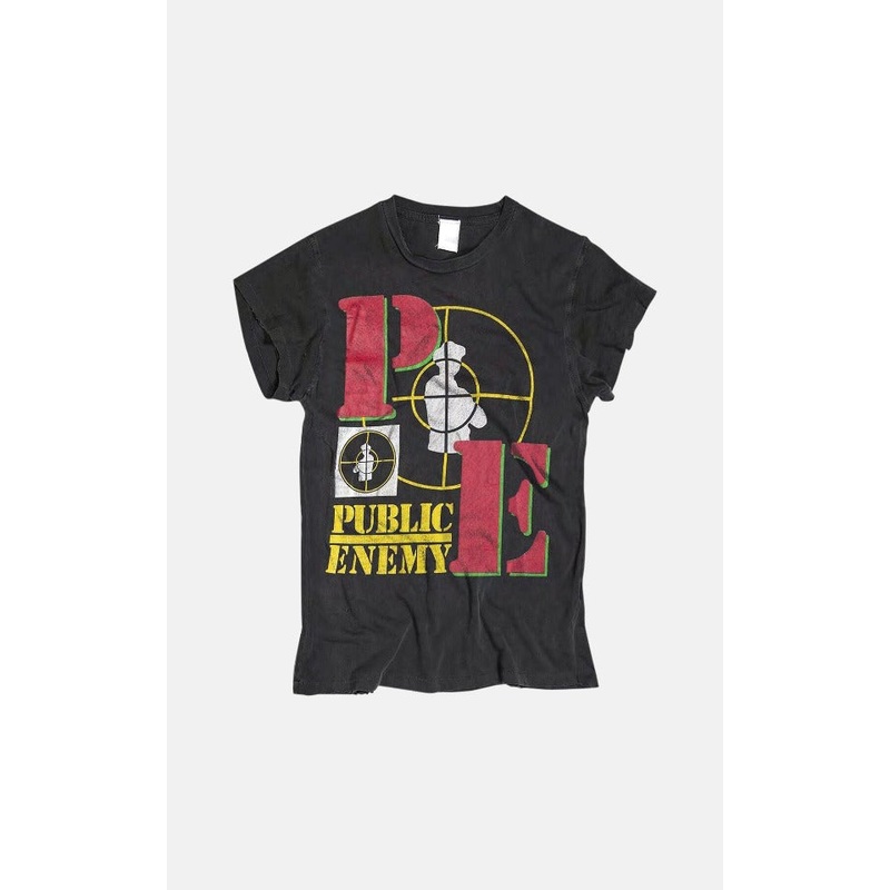 Public Enemy Tee Coal Pigment|XS|S|M|L|XL|XXL