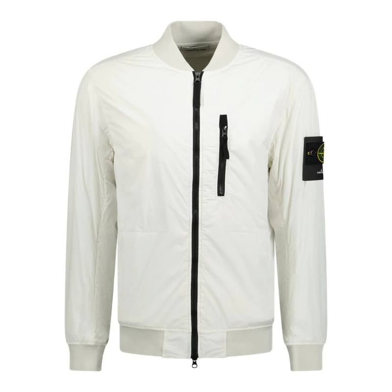 Skin Touch Nylon-TC Bomber Jacket Ice