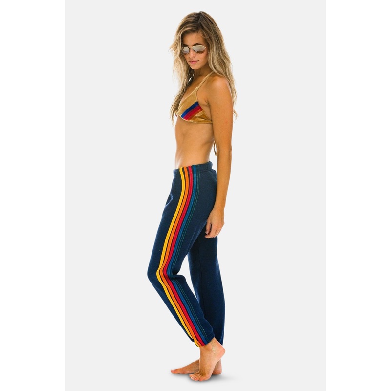Women’s 5 Stripe Sweatpants Navy