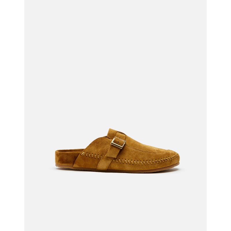 70s Moc Slide Cuoio Suede|36|37|38|39|40