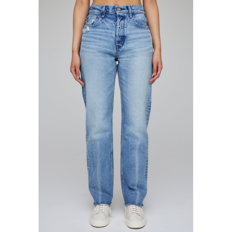 Ashleys Wide Straight Jean Light Blue