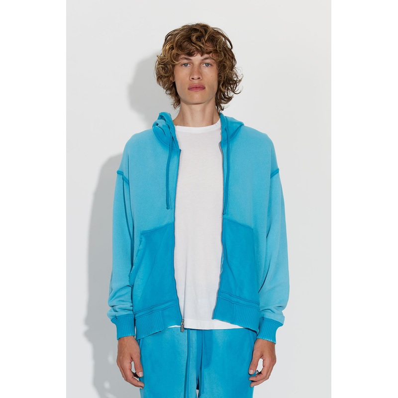 Bronx Zip Hoodie Marine Cast w/ Grinding