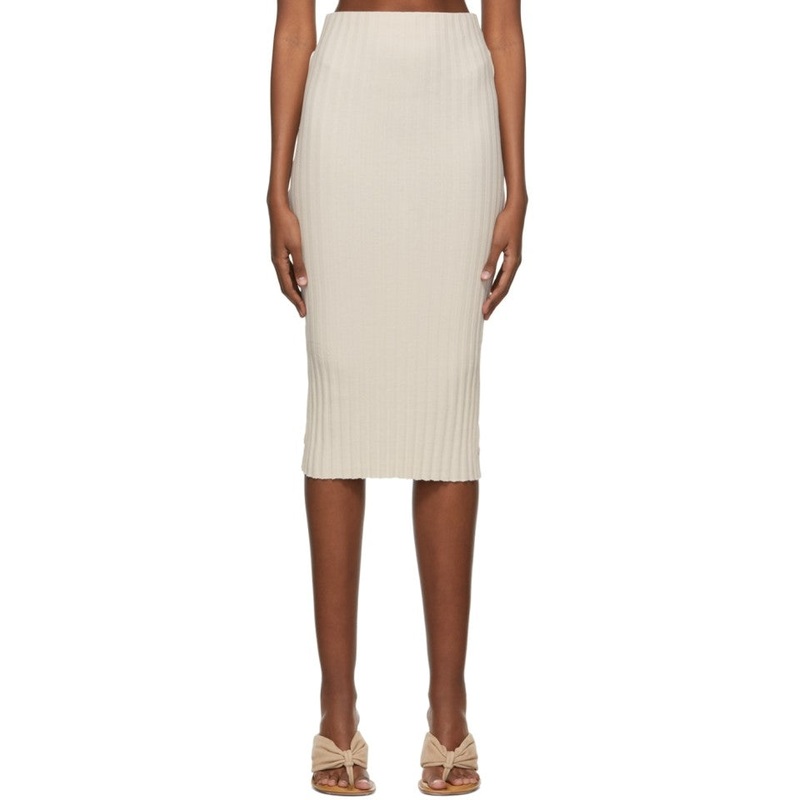 Capri Midi Skirt Oatmeal|XS|S|M