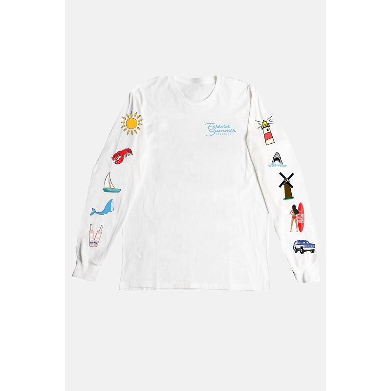 Forever Summer Long Sleeve White
