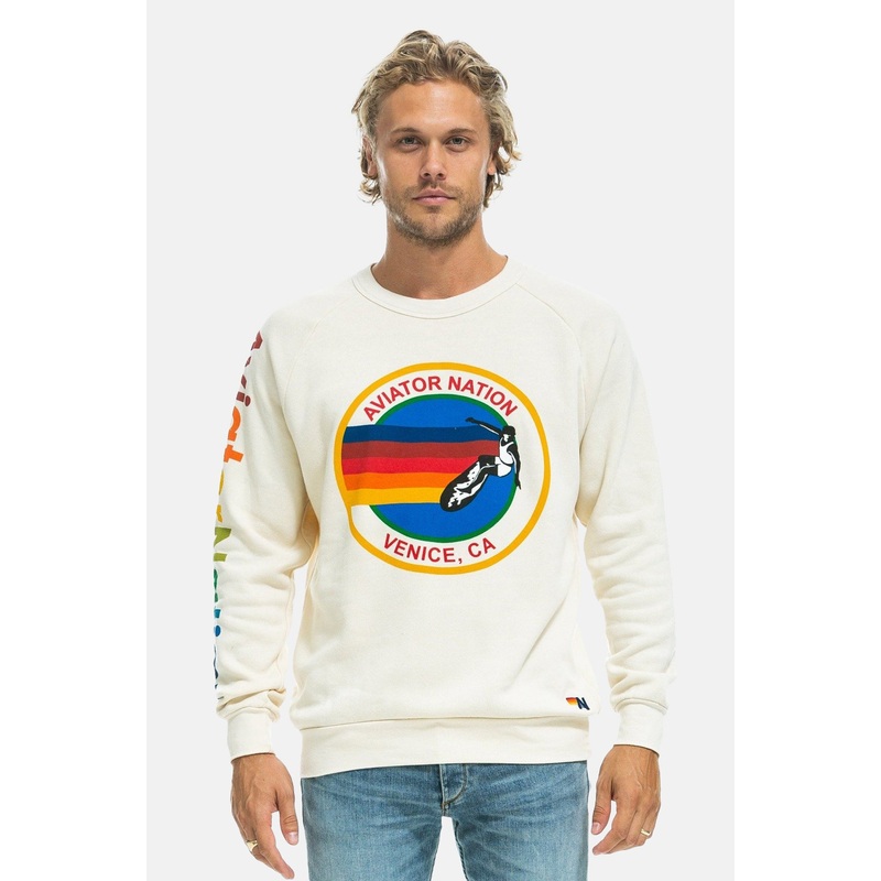 Men’s Signature Logo Sweatshirt Vintage White