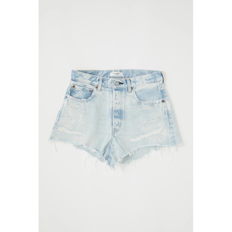 Moussy Vellrock Shorts Light Blue