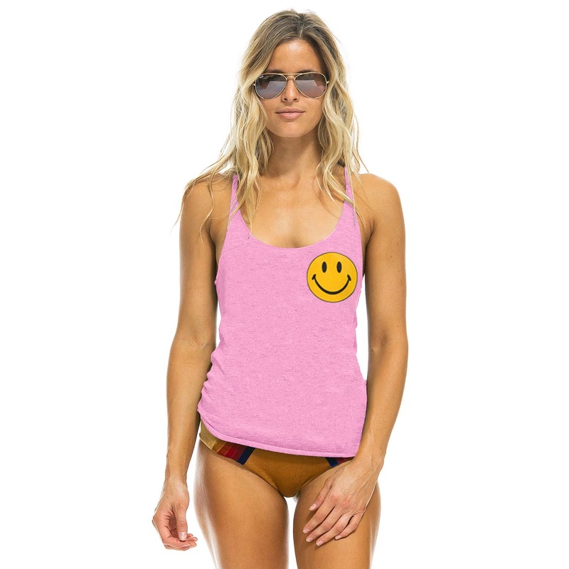 Smiley 2 Tank Neon Pink|XS|S|M