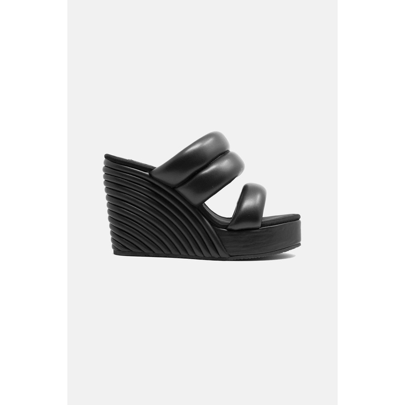 Strata Wedge Sandals Black|6|7|8|9|10