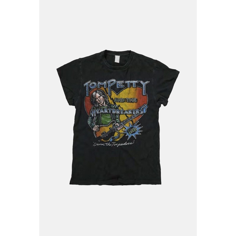 Tom Petty Damn The Torpedoes Tee Coal Pigment