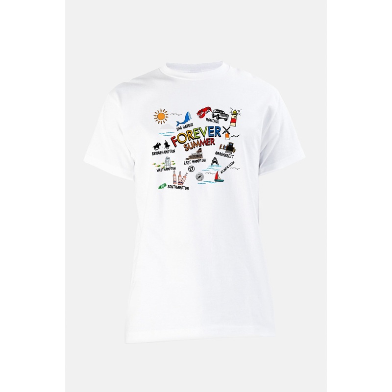 Unisex Forever Summer Tee Ecru