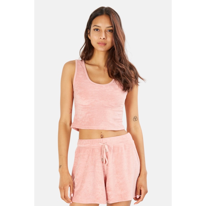 Zo Cropped Tank Faded Rose|XXS|XS|S|M|L
