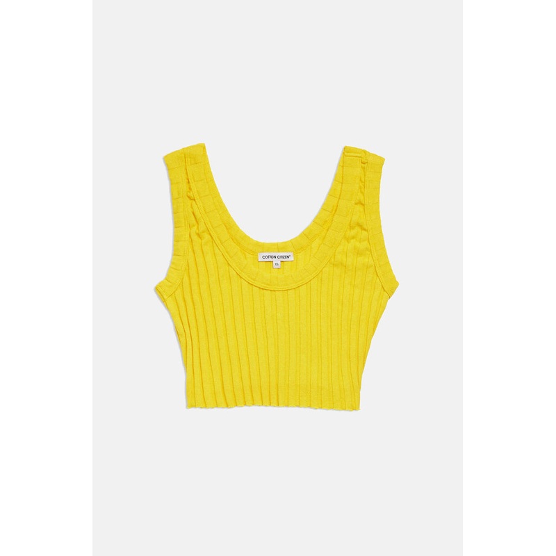 Capri Crop Tank Yellow|XS|S|M