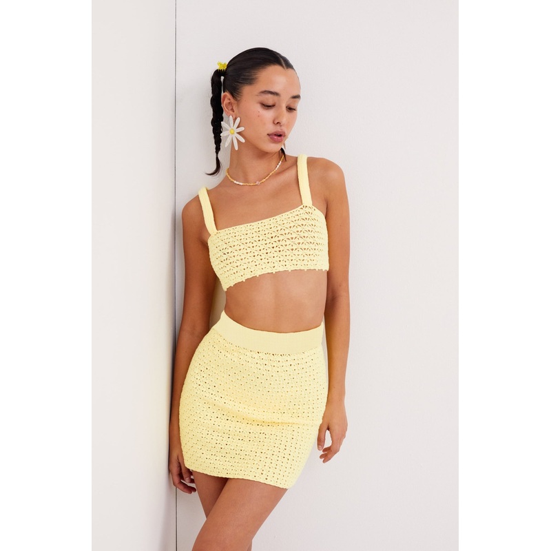 Charlotte Bralette Top Yellow|XXS|XS|S|M