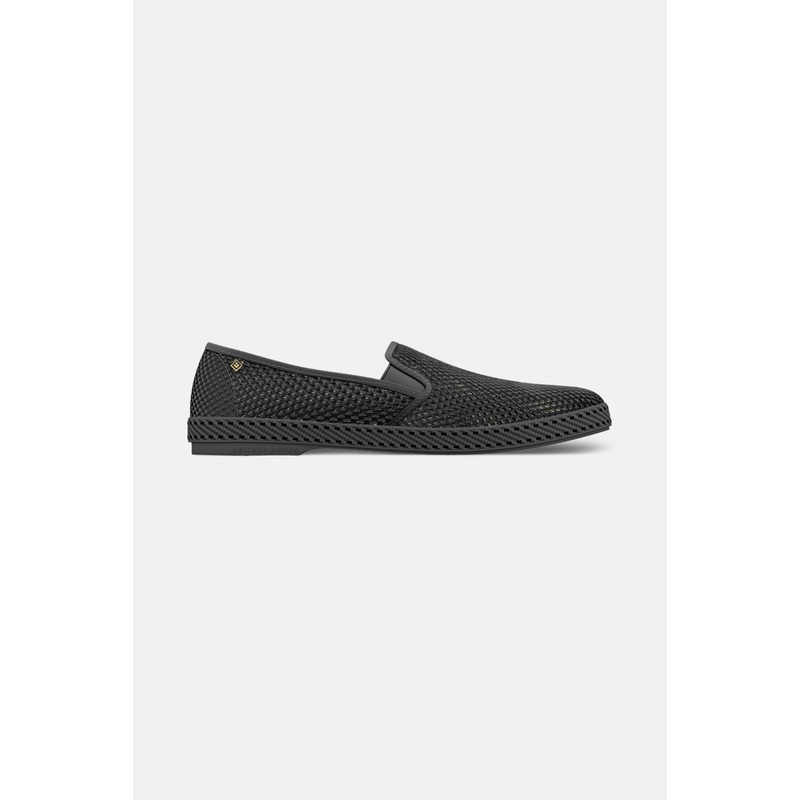 Classic Canvas & Mesh Slip On Black