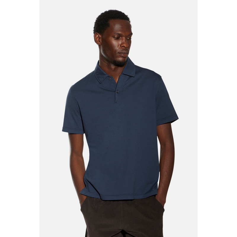 Classic Short Sleeve Polo Navy