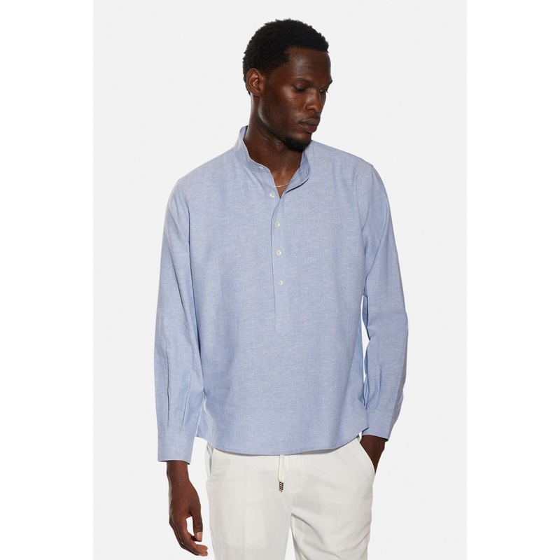 Gabri Pop Over Shirt Chambray|S|M|L|XL|XXL