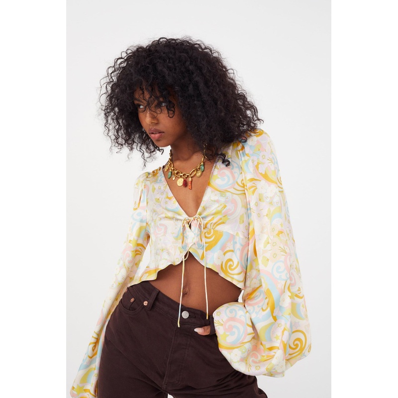 Marcia Crop Top Yellow|XS|S|M