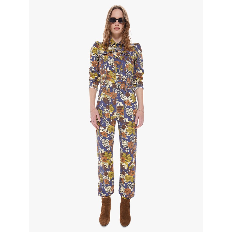 Puffy Wrapper Jumpsuit Buncha Blooms