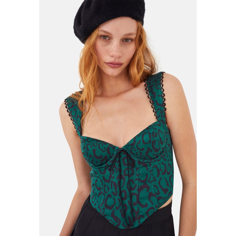 Sammie Corset Top Green|XS|S|M