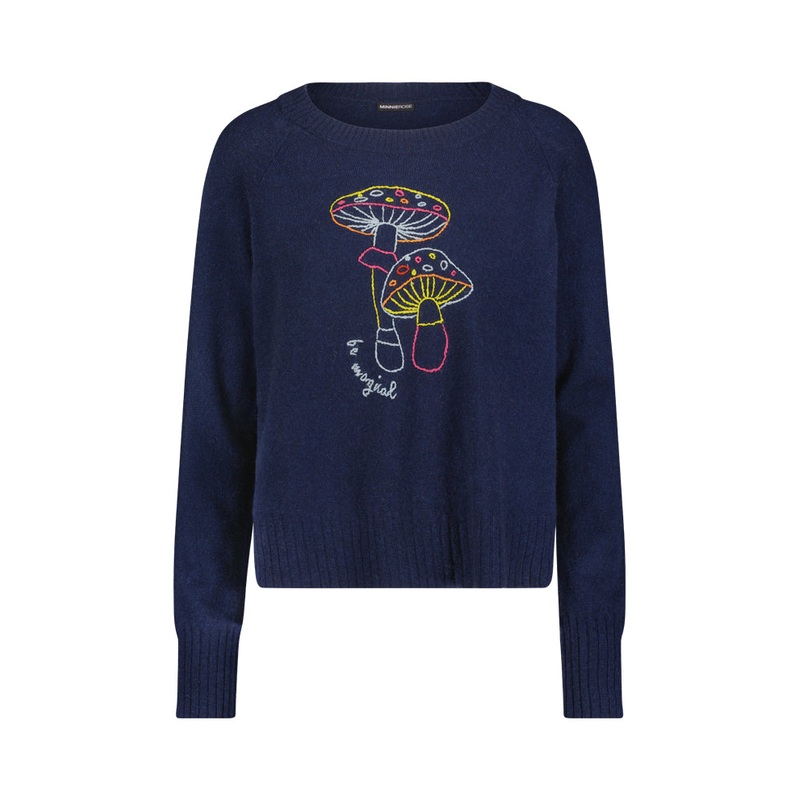 Shroom Crewneck Navy|XS|S|M|L