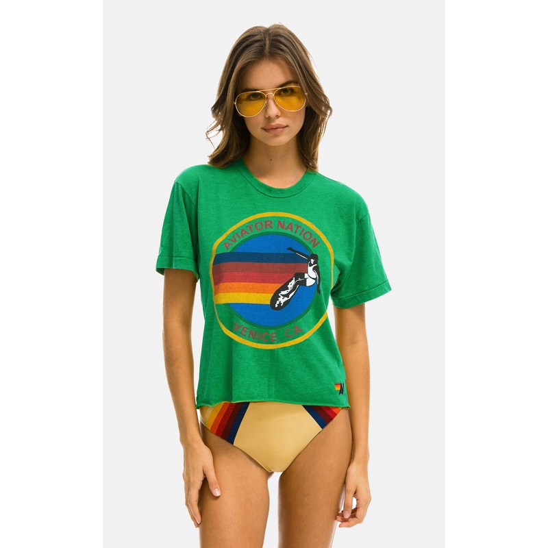 Signature Boyfriend Tee Kelly Green