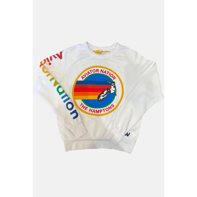 Women’s Hamptons Crew Sweatshirt White