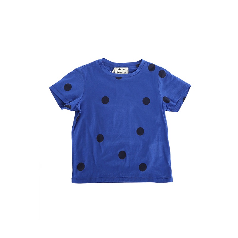 Acne Mini Strong Blue Dot Tee|4.0|6.0|3.0