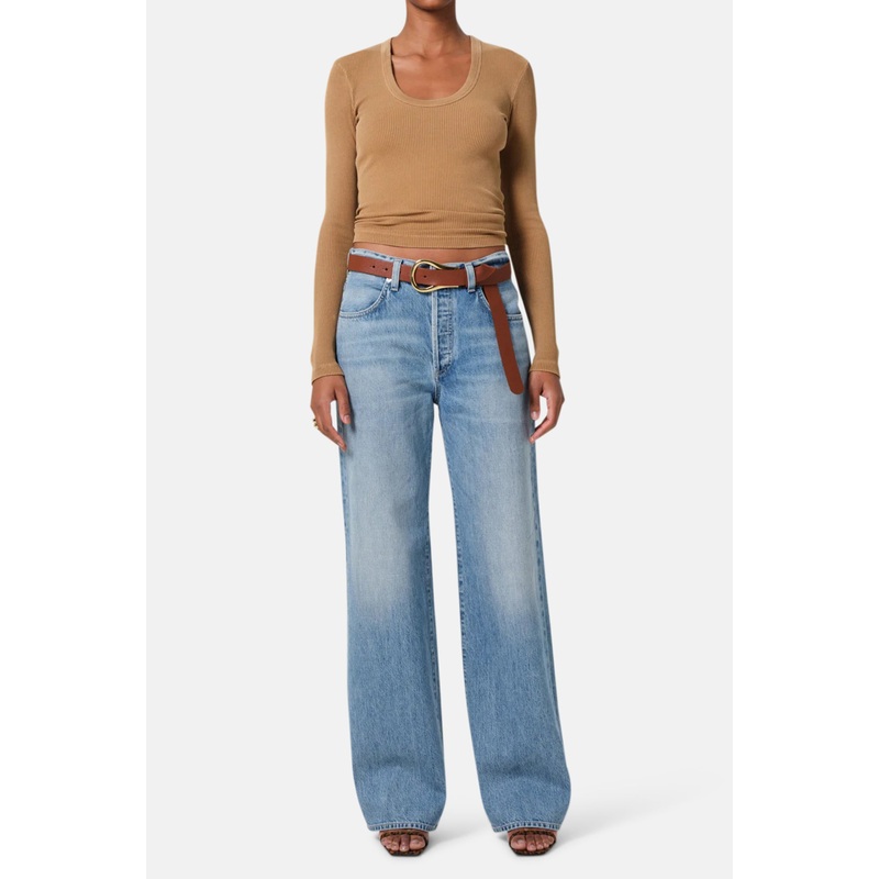 Annina High Rise Wide Leg Meuse
