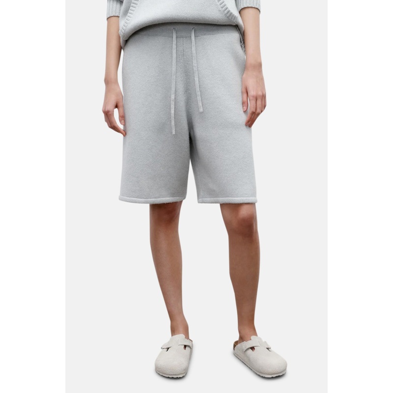 Board Short In White Heather Grey