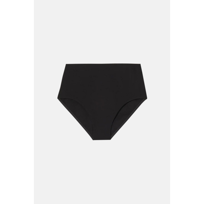 High Waisted Bikini Bottom Black