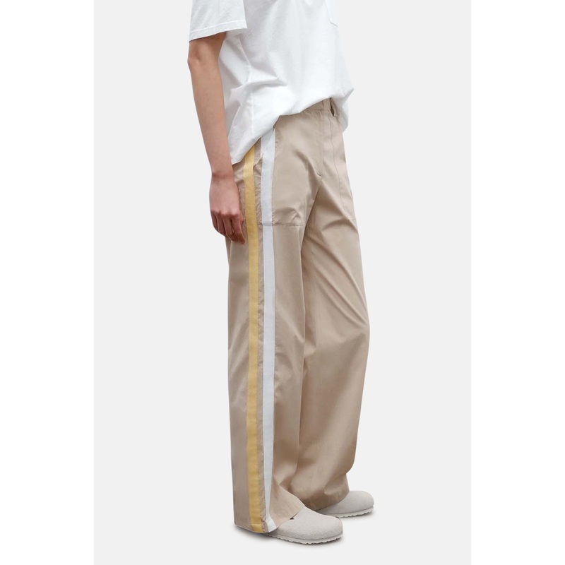 Isabelle Pant In Vintage Wash Poplin Safari