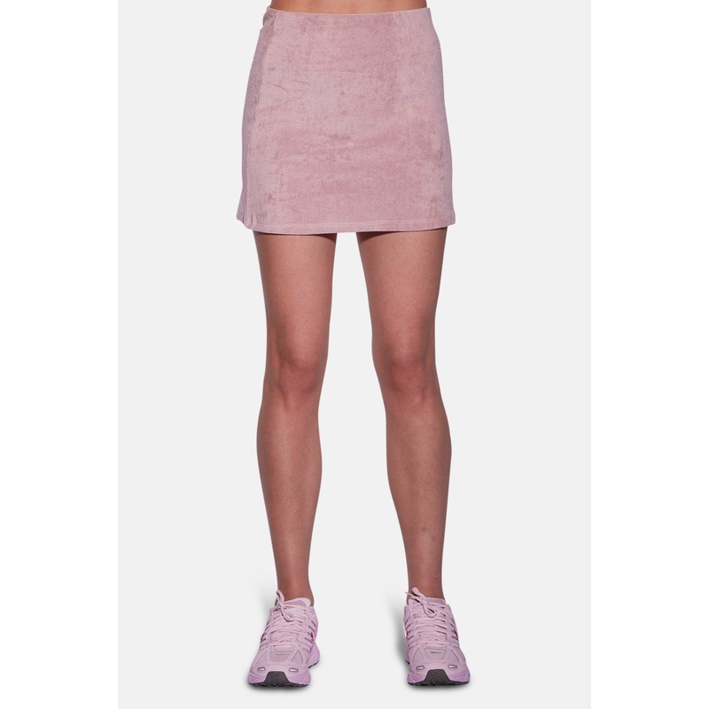 Lola Terry Mini Skirt Baby Pink