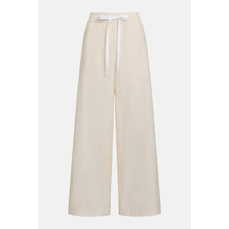 Main Street Pant Ivory/Yellow Stripe