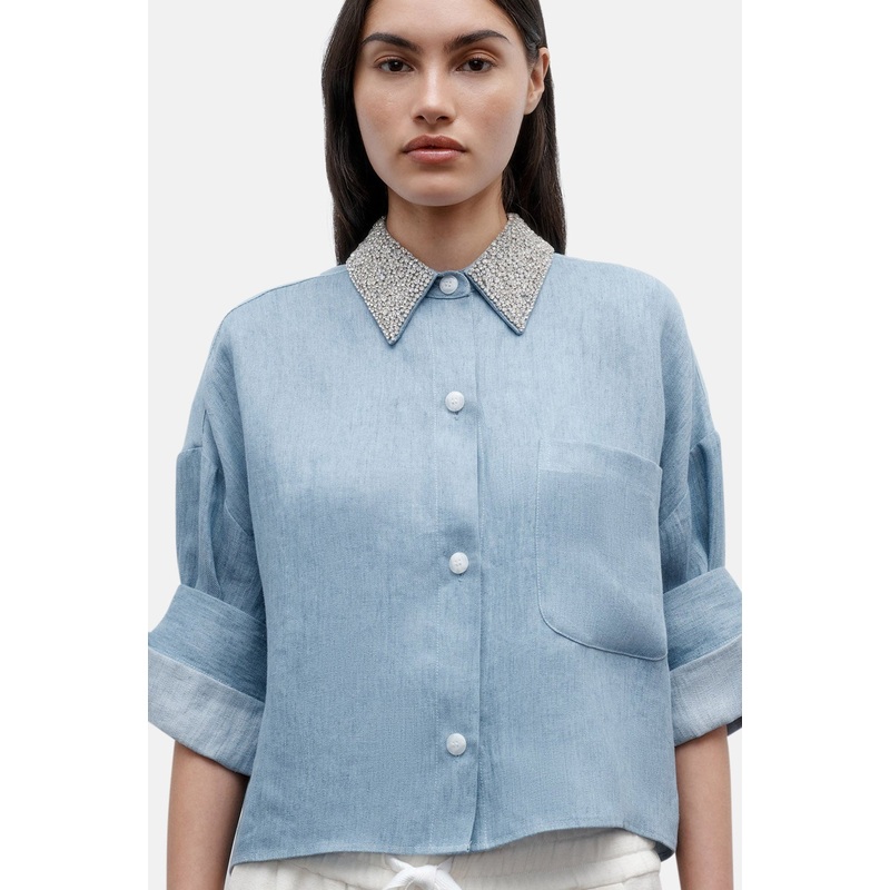 Next Ex with Crystal Collar Light Indigo