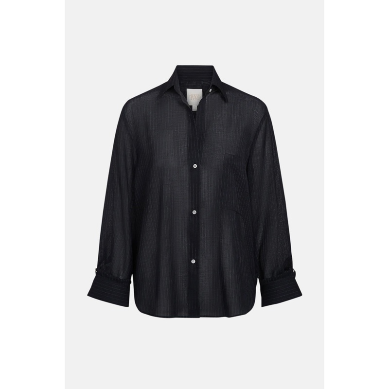 Next Morning Shirt Midnight/White Stripe