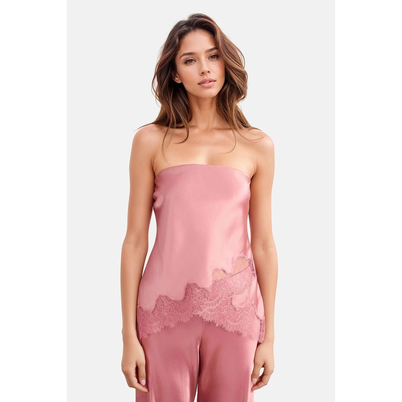 Odessa Strapless Camisole Elderberry