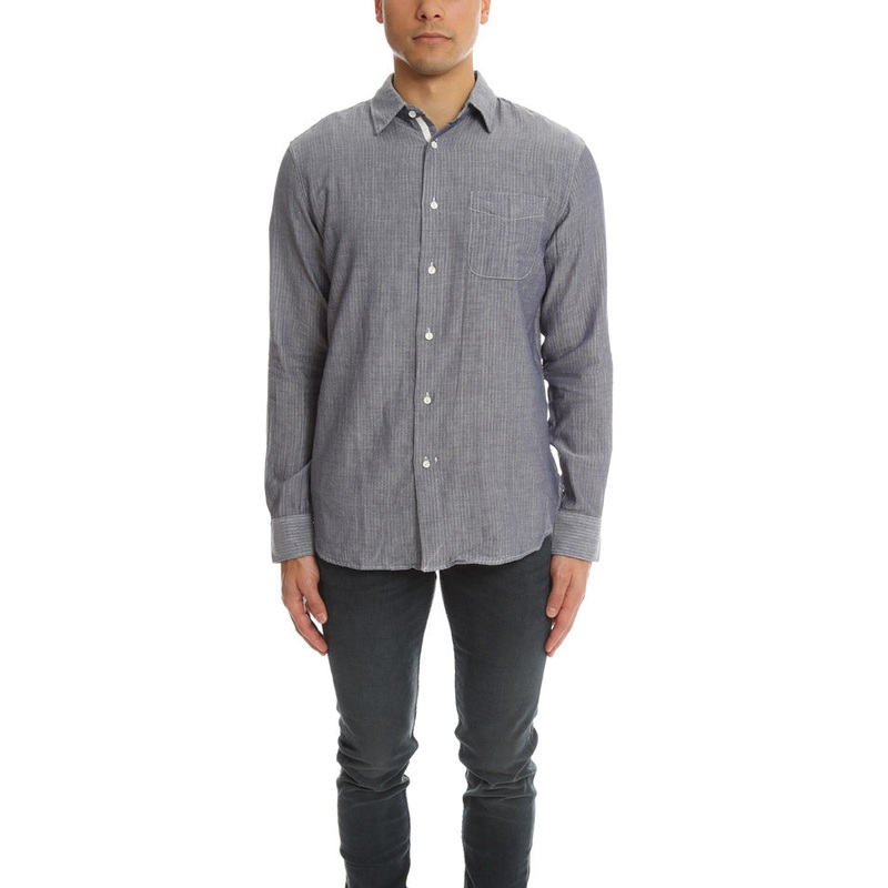 Rag & Bone Beach Shirt Navy|S