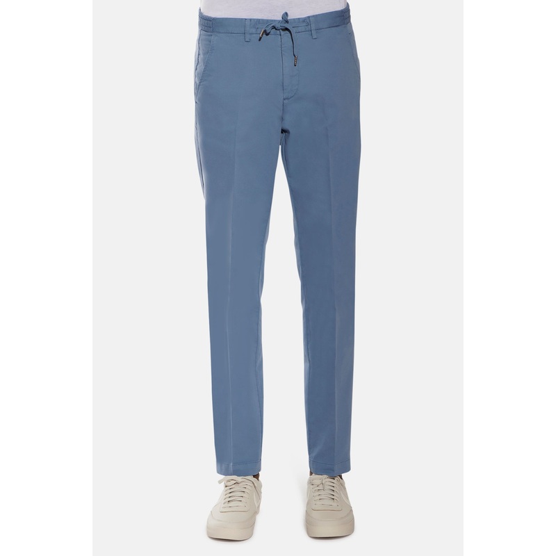 Smooth Cotton Pant Baltic Blue