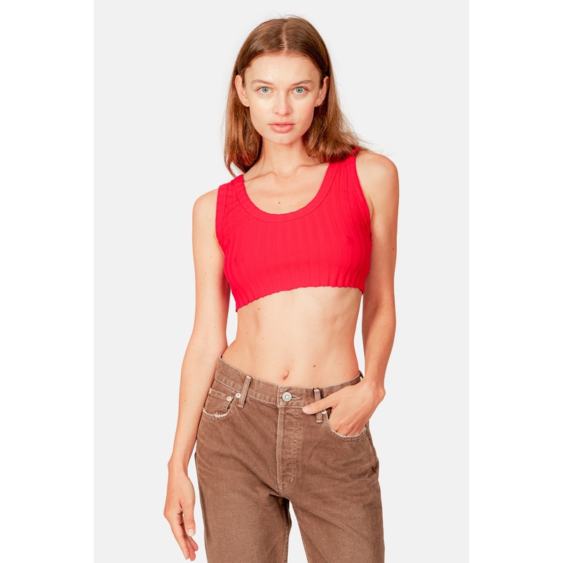 Capri Crop Tank Cherry|XS|S|M